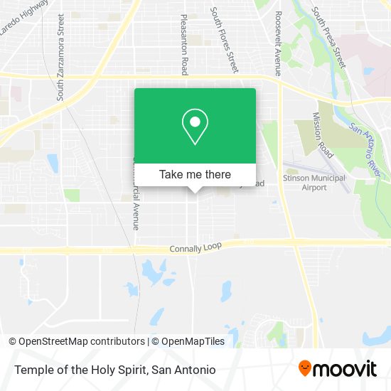 Temple of the Holy Spirit map
