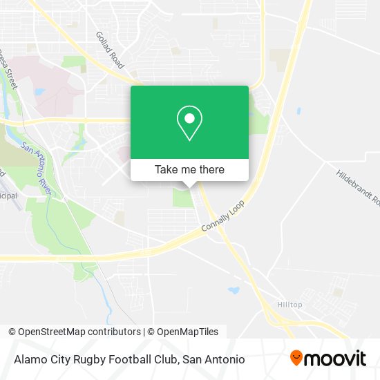 Alamo City Rugby Football Club map