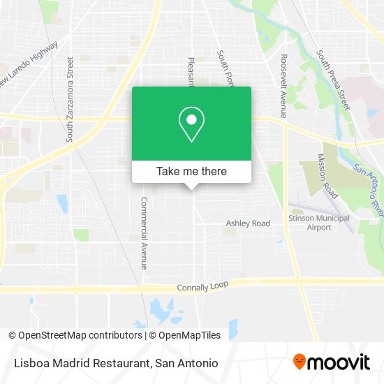 Lisboa Madrid Restaurant map