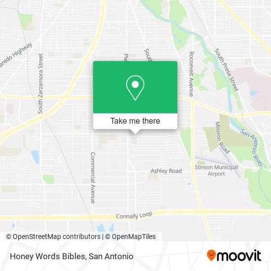 Mapa de Honey Words Bibles