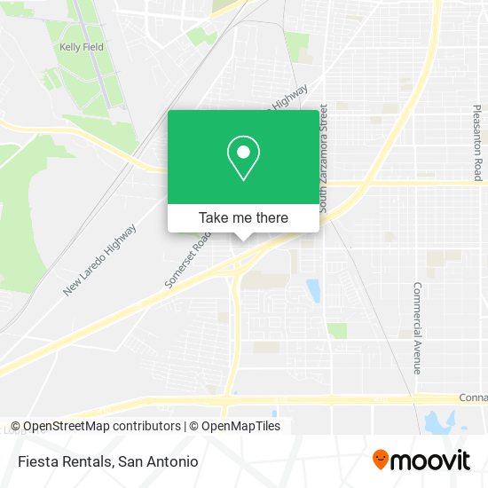 Fiesta Rentals map