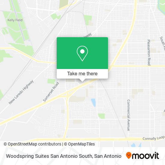 Mapa de Woodspring Suites San Antonio South