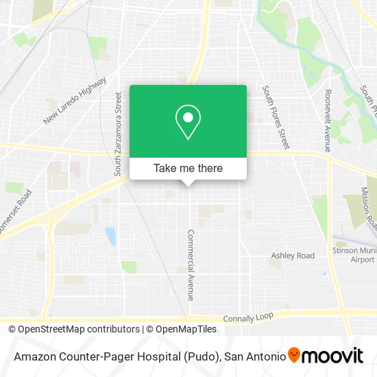 Mapa de Amazon Counter-Pager Hospital (Pudo)
