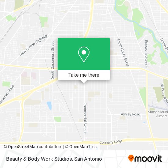 Mapa de Beauty & Body Work Studios
