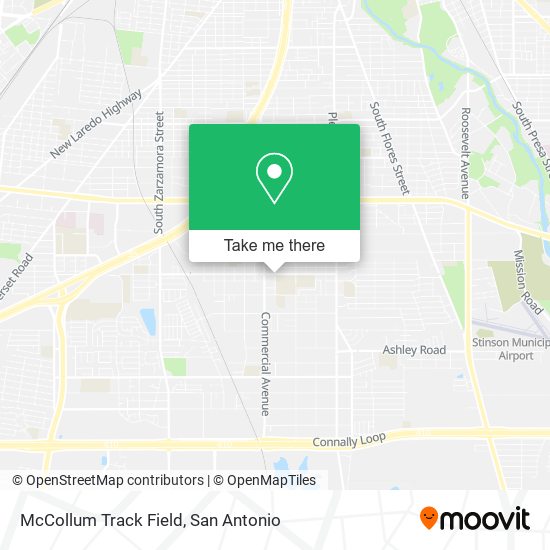 McCollum Track Field map