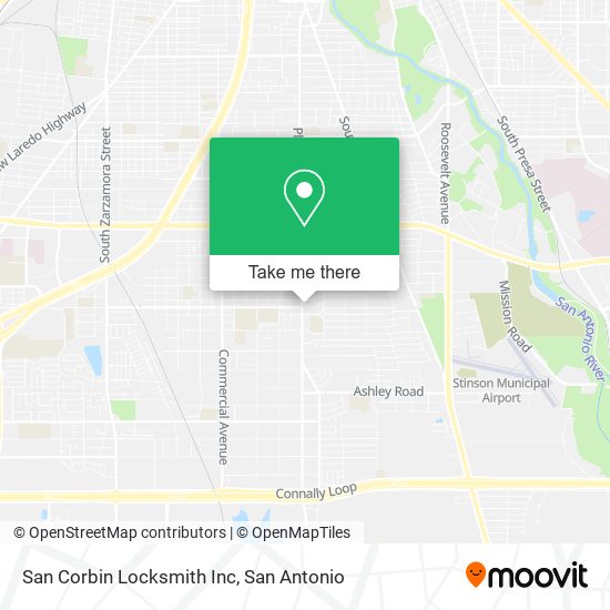 San Corbin Locksmith Inc map