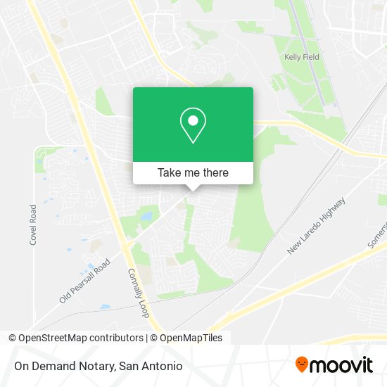 Mapa de On Demand Notary