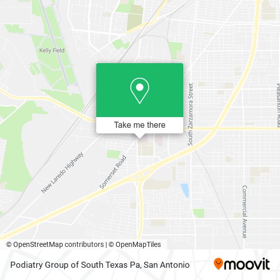 Mapa de Podiatry Group of South Texas Pa