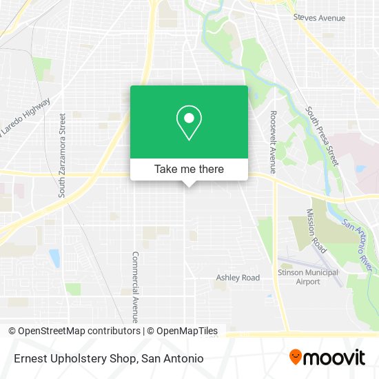 Ernest Upholstery Shop map
