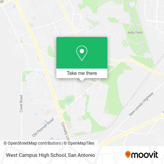 Mapa de West Campus High School