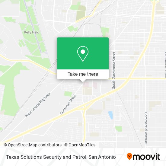 Mapa de Texas Solutions Security and Patrol
