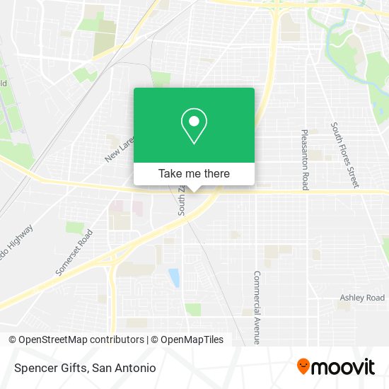 Spencer Gifts map