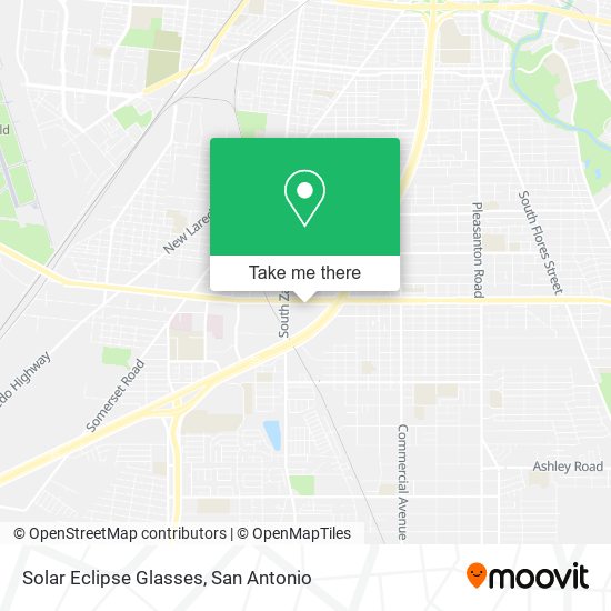 Mapa de Solar Eclipse Glasses