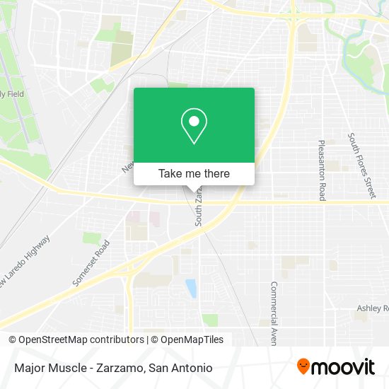 Mapa de Major Muscle - Zarzamo