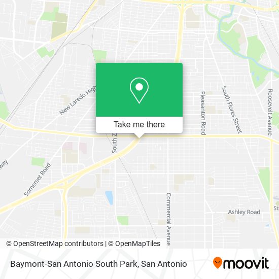 Baymont-San Antonio South Park map