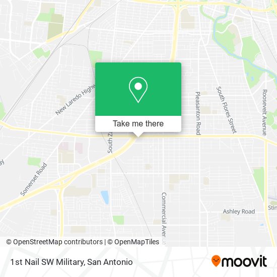 1st Nail SW Military map