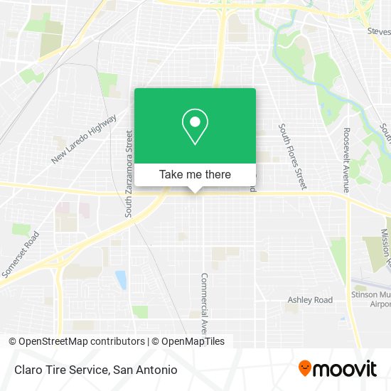Mapa de Claro Tire Service