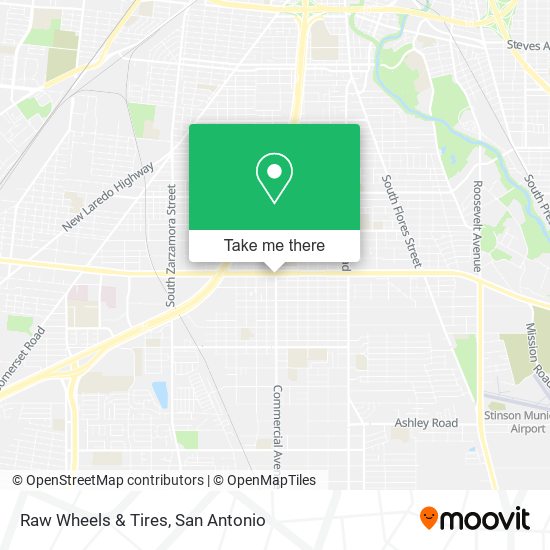 Mapa de Raw Wheels & Tires