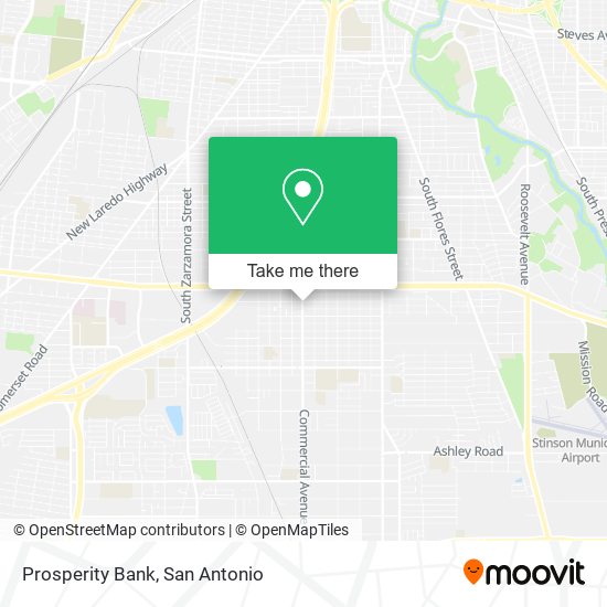 Mapa de Prosperity Bank