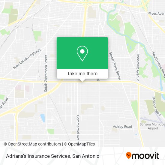 Adriana's Insurance Services map