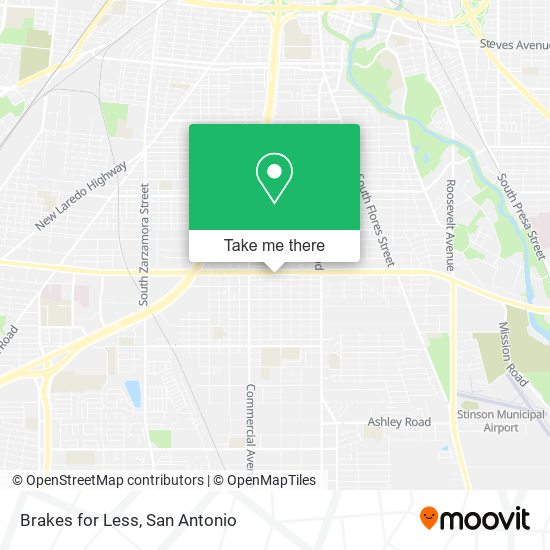 Brakes for Less map