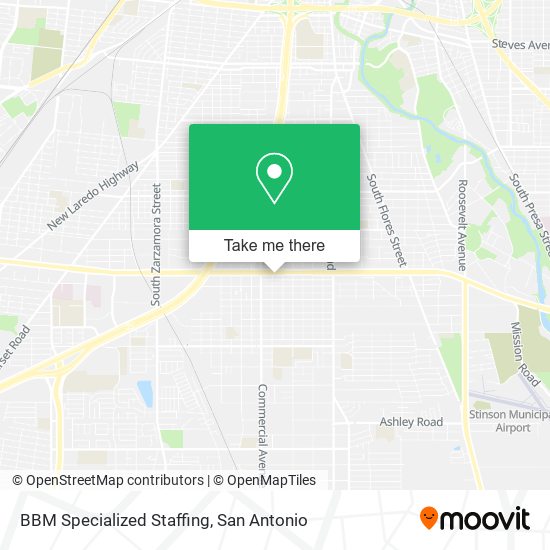 BBM Specialized Staffing map