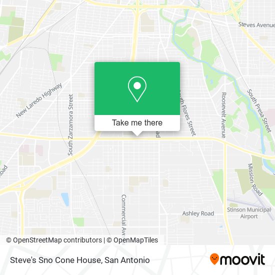 Mapa de Steve's Sno Cone House