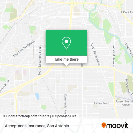 Mapa de Acceptance Insurance