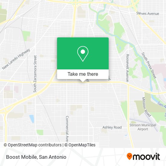Mapa de Boost Mobile