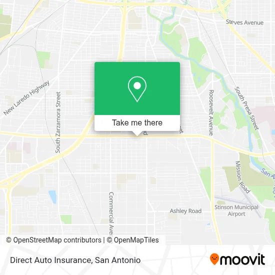 Direct Auto Insurance map