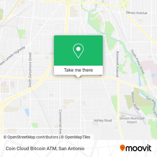 Mapa de Coin Cloud Bitcoin ATM