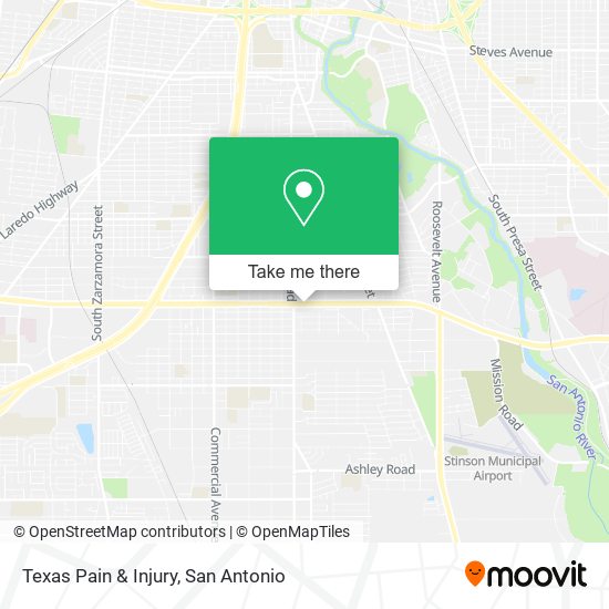 Texas Pain & Injury map