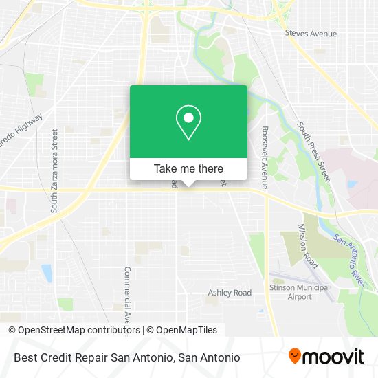 Mapa de Best Credit Repair San Antonio