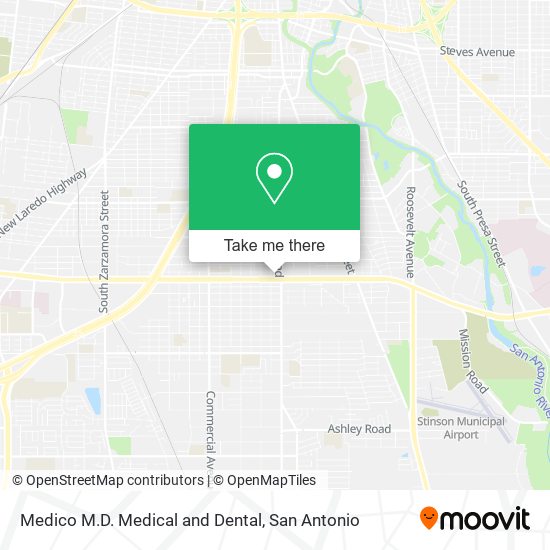 Mapa de Medico M.D. Medical and Dental