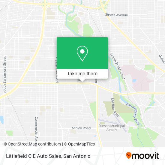 Littlefield C E Auto Sales map