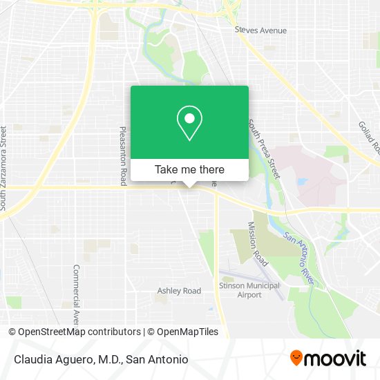 Claudia Aguero, M.D. map