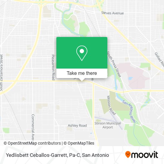 Mapa de Yedlisbett Ceballos-Garrett, Pa-C