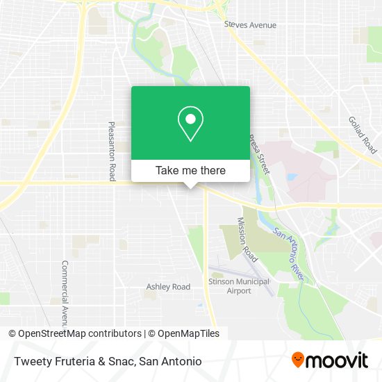 Tweety Fruteria & Snac map