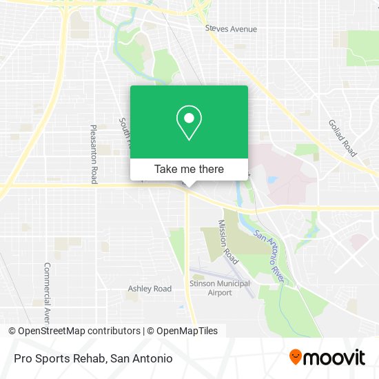 Pro Sports Rehab map