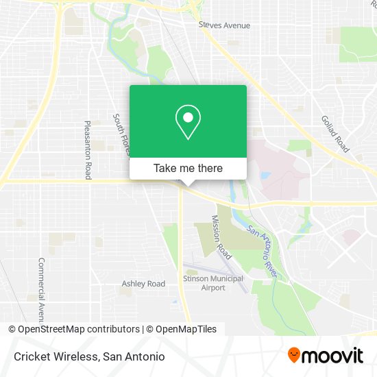 Mapa de Cricket Wireless