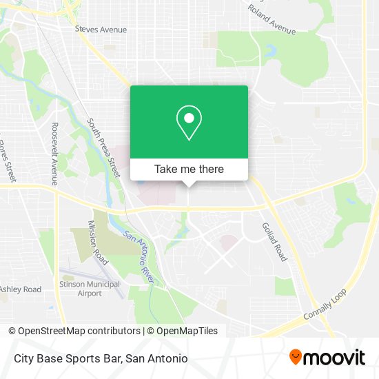 City Base Sports Bar map