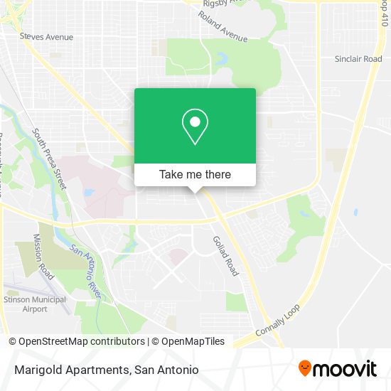 Marigold Apartments map