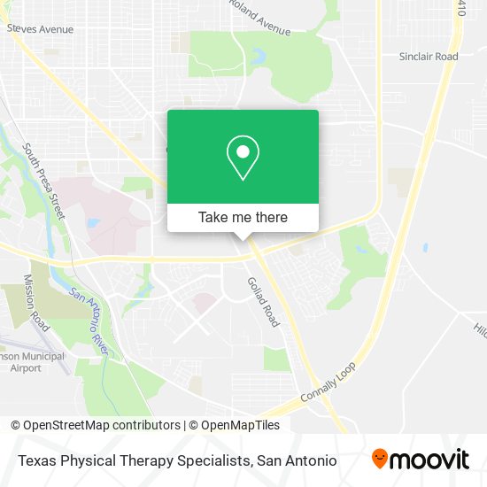 Texas Physical Therapy Specialists map