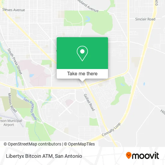 Mapa de Libertyx Bitcoin ATM