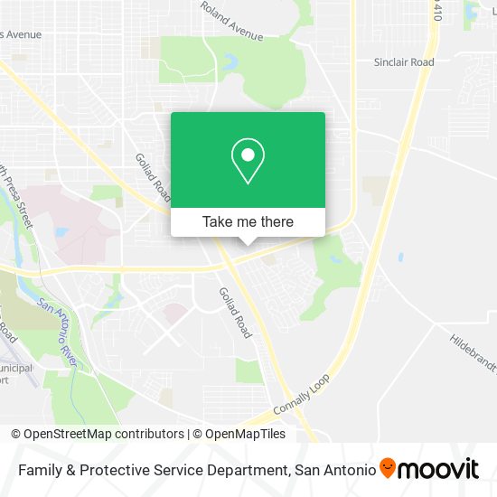 Family & Protective Service Department map