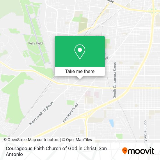 Courageous Faith Church of God in Christ map