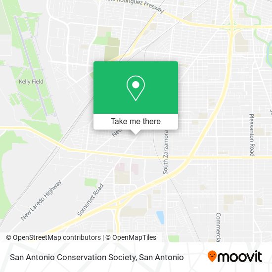 Mapa de San Antonio Conservation Society