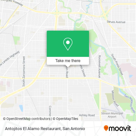 Antojitos El Alamo Restaurant map