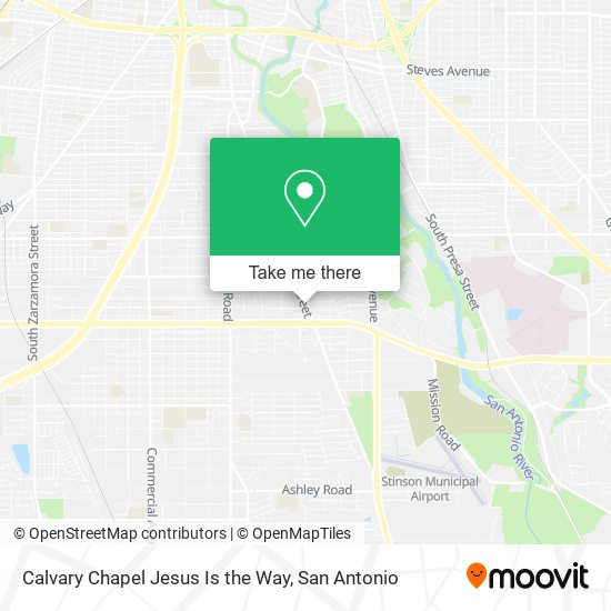 Calvary Chapel Jesus Is the Way map