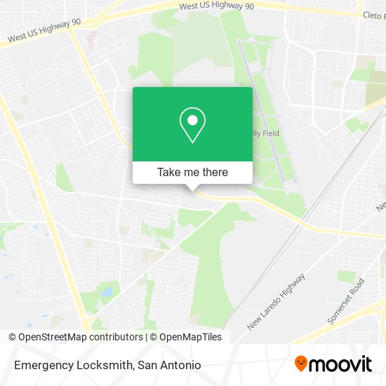Emergency Locksmith map
